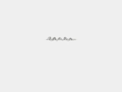 CURTAIN 140x160 CM GRAY LIGHT DAMPING VIENNA 3D Model