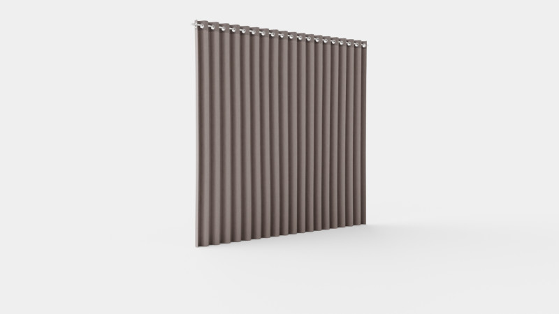 CURTAIN 140x160 CM GRAY SIENNA Modelo 3D .c4d .max .obj .3ds .fbx .stl .blend 