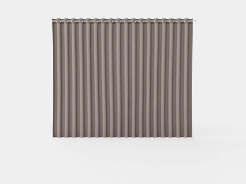 CURTAIN 140x160 CM GRAY SIENNA 3D Model