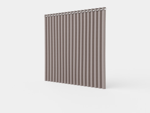 CURTAIN 140x160 CM GRAY SIENNA Modelo 3D