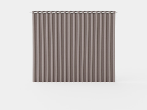 CURTAIN 140x160 CM GRAY SIENNA Modelo 3D