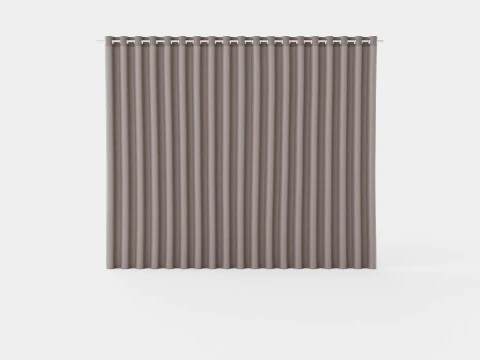 CURTAIN 140x160 CM GRAY SIENNA 3D Model