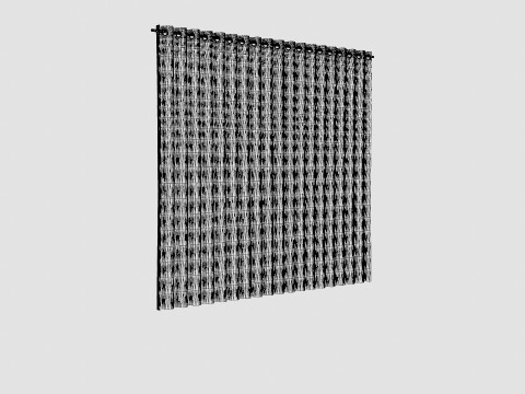 CURTAIN 140x160 CM GRAY SIENNA Modelo 3D