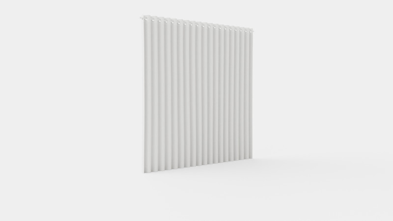CURTAIN 140x160 CM OFFWHITE SIENNA 3D-Modell .c4d .max .obj .3ds .fbx .stl .blend 