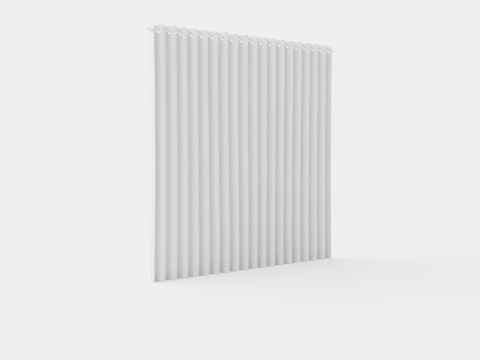 CURTAIN 140x160 CM OFFWHITE SIENNA 3D Model