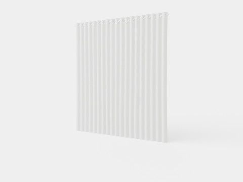 CURTAIN 140x160 CM OFFWHITE SIENNA 3D-Modell