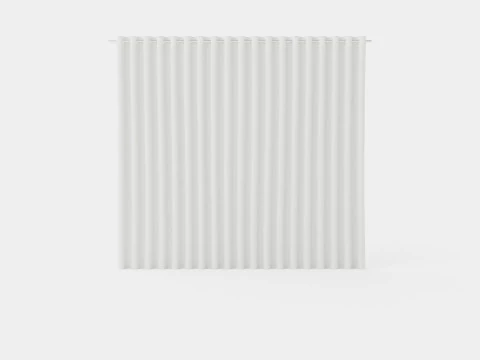 CURTAIN 140x160 CM OFFWHITE SIENNA 3D Model