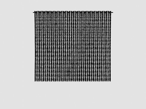 CURTAIN 140x160 CM OFFWHITE SIENNA 3D-Modell