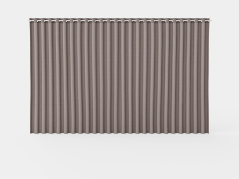 CURTAIN 140x220 CM GRAY SIENNA 3D Модель