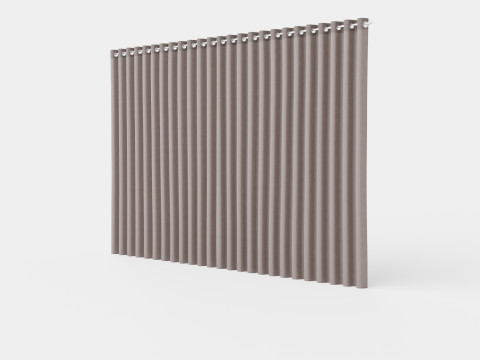 CURTAIN 140x220 CM GRAY SIENNA 3D Модель