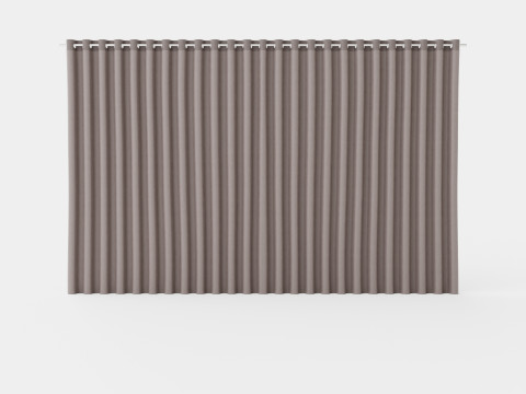 CURTAIN 140x220 CM GRAY SIENNA 3D Модель