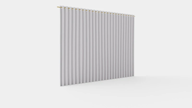 ZASŁONA 140x220 CM JASNOBEŻOWY SIENNA Model 3D .c4d .max .obj .3ds .fbx .stl .blend 