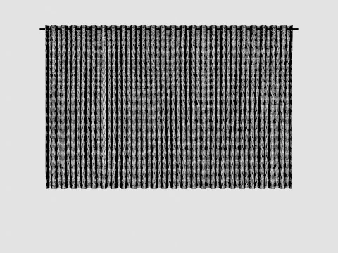 ZASŁONA 140x220 CM JASNOBEŻOWY SIENNA Model 3D