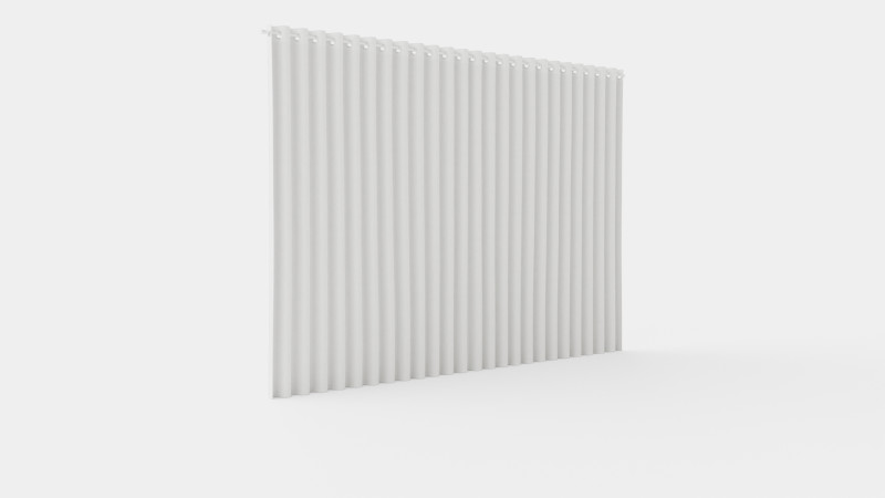 CURTAIN 140x220 CM OFFWHITE SIENNA Model 3D .c4d .max .obj .3ds .fbx .stl .blend 