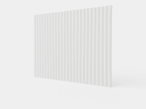 CURTAIN 140x220 CM OFFWHITE SIENNA Model 3D