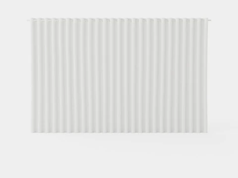 ZASŁONA 140x220 CM OFFWHITE SIENNA Model 3D