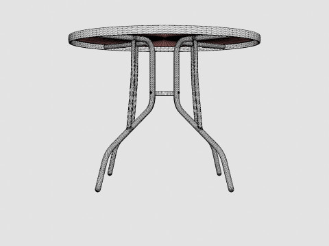 GARDEN TABLE Model 3D