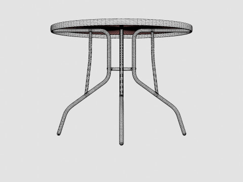 GARDEN TABLE Model 3D