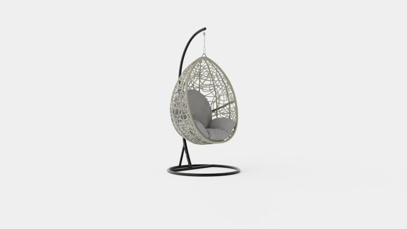 HANGING CHAIR BAHAMAS 3D Model .c4d .max .obj .3ds .fbx .stl .blend 