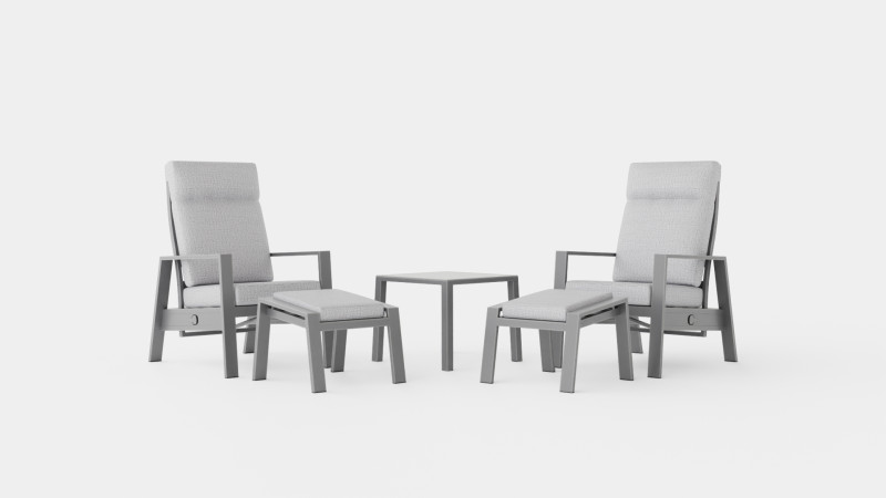 LOUNGE SET 5D BEL AIR Modelo 3D .c4d .max .obj .3ds .fbx .stl .blend 