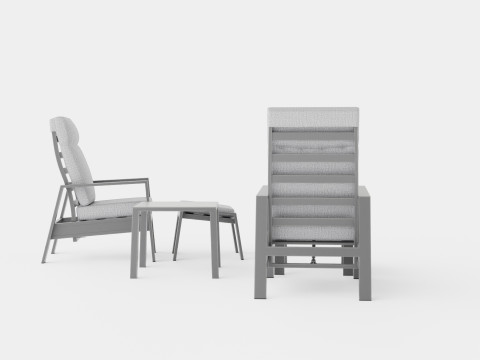 LOUNGE SET 5D BEL AIR Modelo 3D