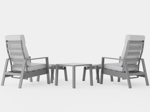LOUNGE SET 5D BEL AIR Modelo 3D