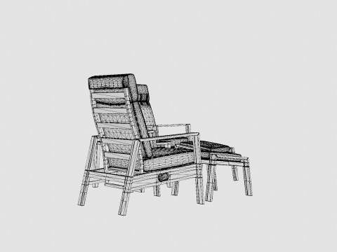 LOUNGE SET 5D BEL AIR Modelo 3D
