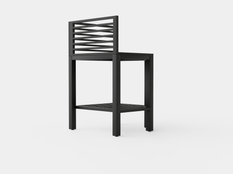 OUTDOOR KITCHEN CORNER Modelo 3D