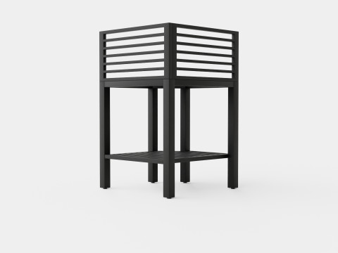 OUTDOOR KITCHEN CORNER Modelo 3D