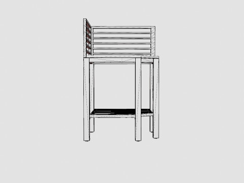 OUTDOOR KITCHEN CORNER Modelo 3D