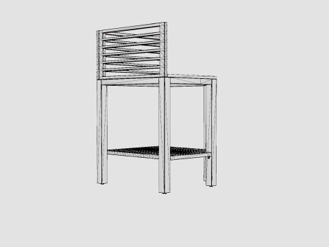 OUTDOOR KITCHEN CORNER Modelo 3D