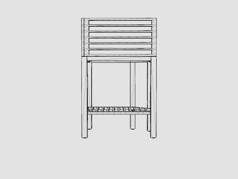 OUTDOOR KITCHEN CORNER Modelo 3D