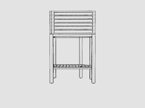 OUTDOOR KITCHEN CORNER 3D Model