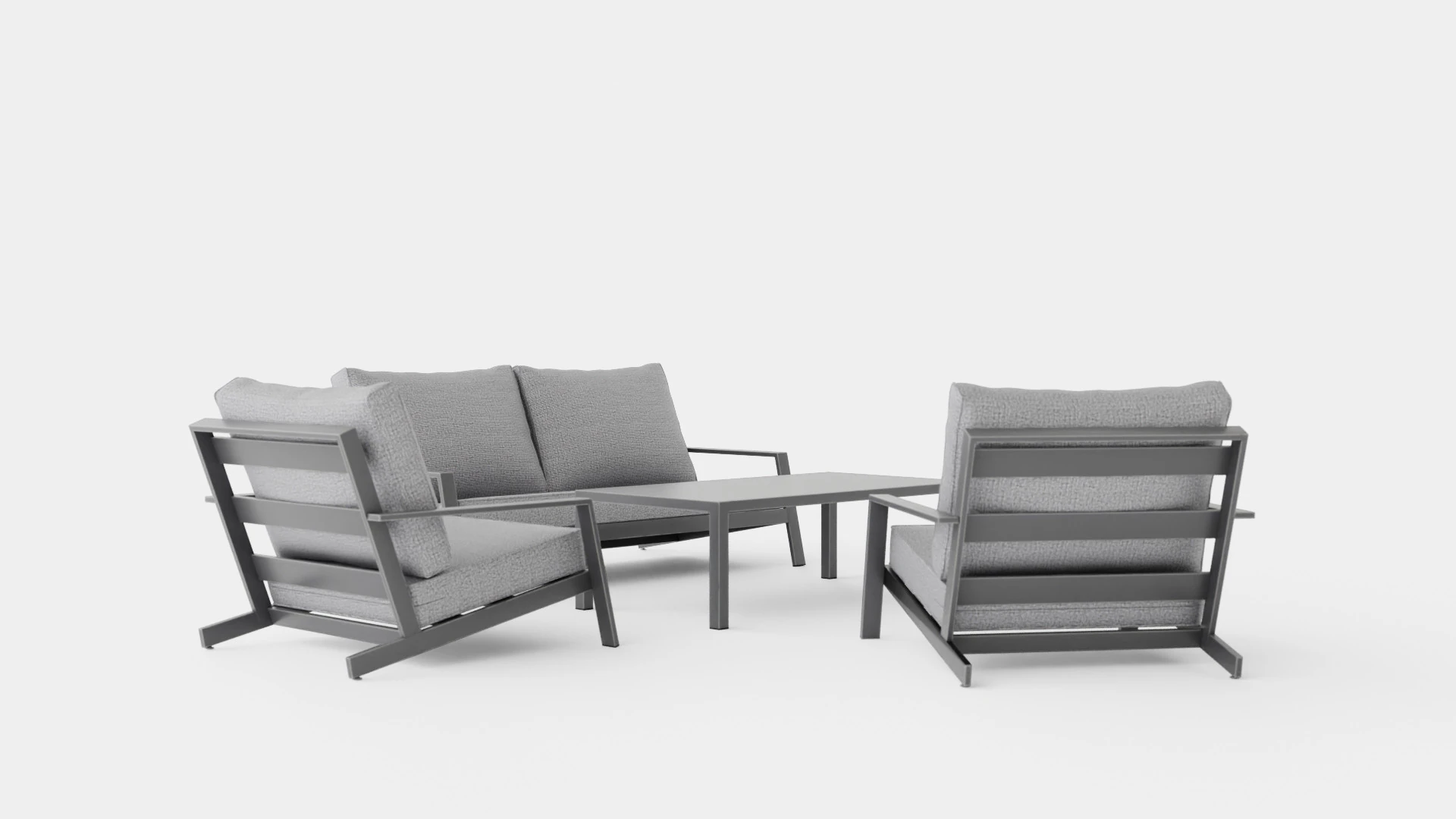 SOFA GROUP COMFY BEL AIR 3D Model .c4d .max .obj .3ds .fbx .stl .blend 