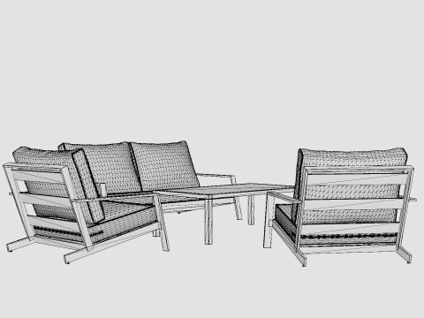 SOFA GROUP COMFY BEL AIR Model 3D