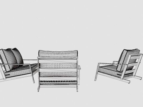 SOFA GROUP COMFY BEL AIR Model 3D