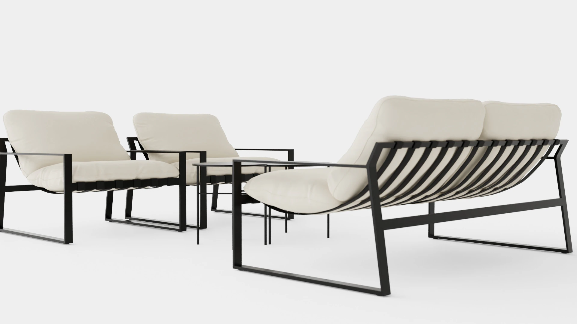 SOFA GROUP NAPOLI 3D Model .c4d .max .obj .3ds .fbx .stl .blend 