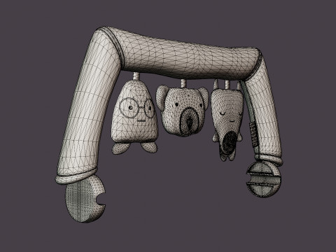 Toy for Babysitter 3D Model