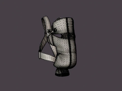 Baby carrier Mini 3D Model