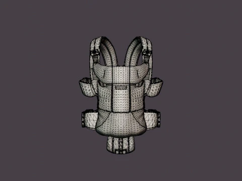 Porta-beb&ecirc;s Move Modelo 3D