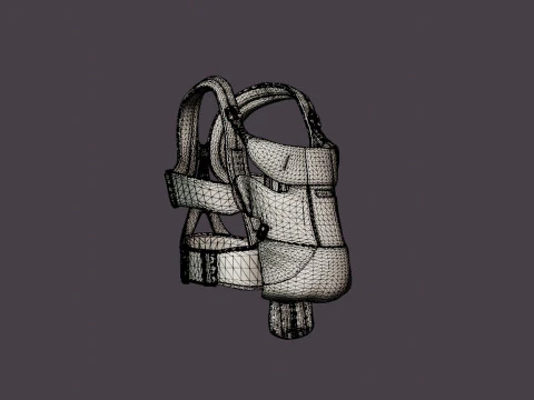 Porta-beb&ecirc;s Move Modelo 3D