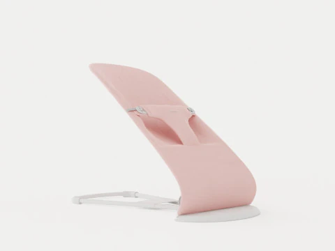 Kebahagiaan Pengasuh Bayi Model 3D