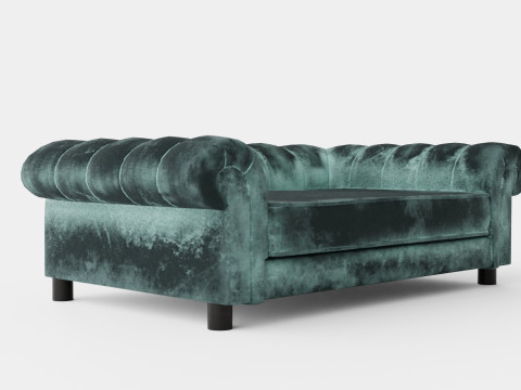 Dog Sofa EHP Sullivan Sofa Green 3D Model