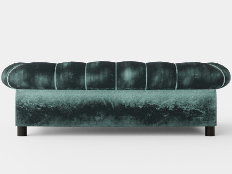 Dog Sofa EHP Sullivan Sofa Green 3D Model