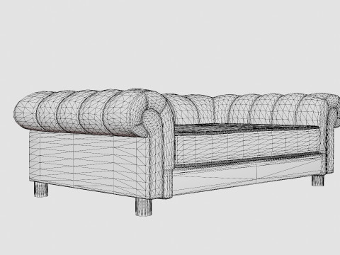 Dog Sofa EHP Sullivan Sofa Green 3D Model