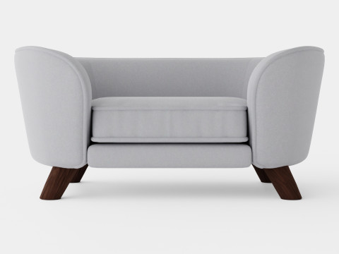 Dog Sofa EHP Roomy Sofa - Gray 3D Модель