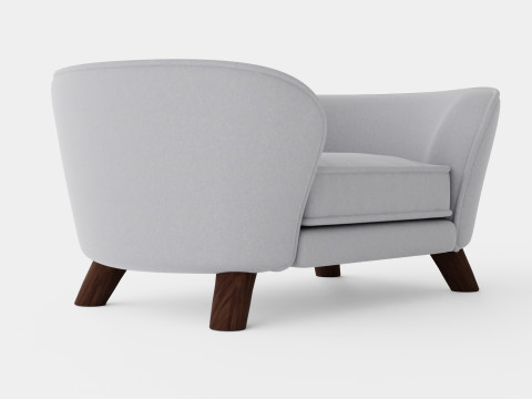 Dog Sofa EHP Roomy Sofa - Gray Modelo 3D