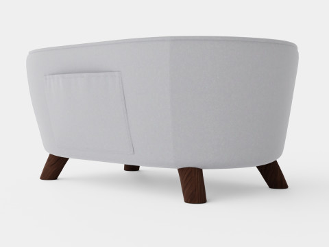 Dog Sofa EHP Roomy Sofa - Gray Modelo 3D