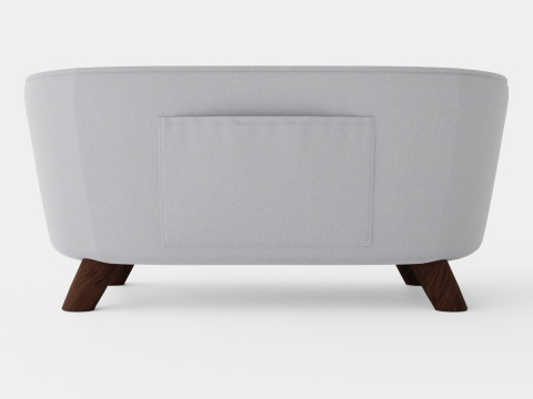 Dog Sofa EHP Roomy Sofa - Gray Modelo 3D