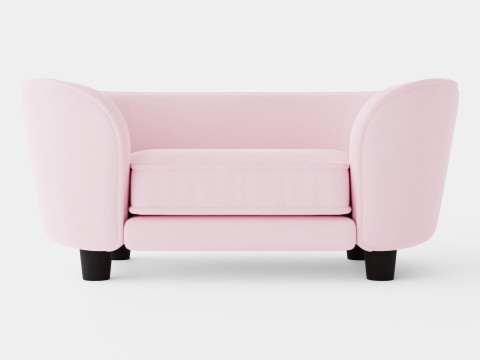 Dog Sofa EHP Coco Sofa - Pink 3D Model